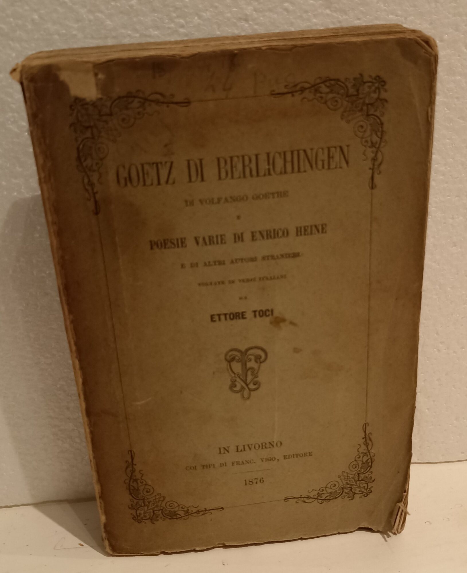 Goetz di Berlichingen di Volfango Goethe - Poesie varie di …