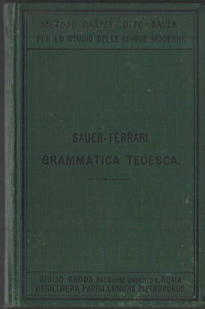 GRAMMATICA TEDESCA DELLA LINGUA TEDESCA con temi, letture e dialoghi …