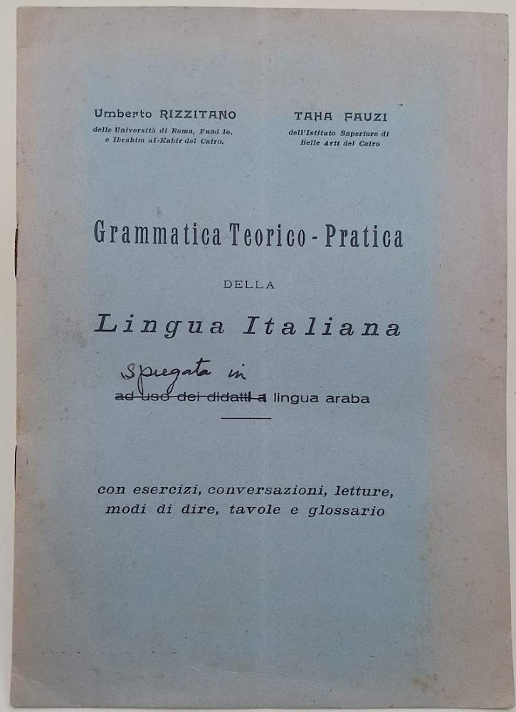 GRAMMATICA TEORICO-PRATICA DELLA LINGUA ITALIANA AD USO DEI DIDATTI A …