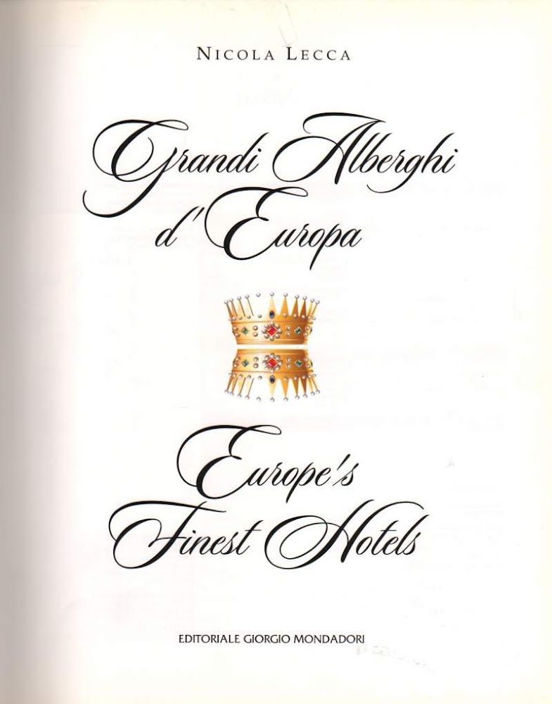 GRANDI ALBERGHI D'EUROPA (1996)