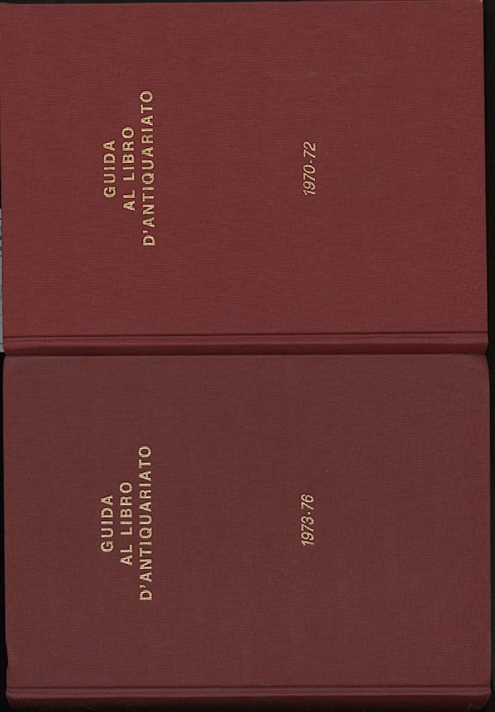 GUIDA AL LIBRO D'ANTIQUARIATO e d'amatore-2 voll.