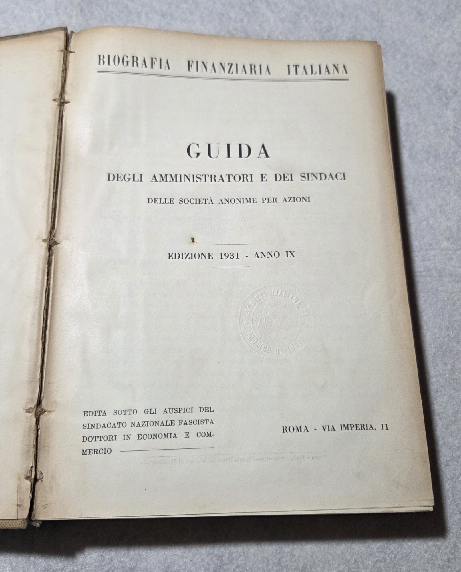 Guida degli Amministratori e dei Sindaci delle Societa' Anonime per …
