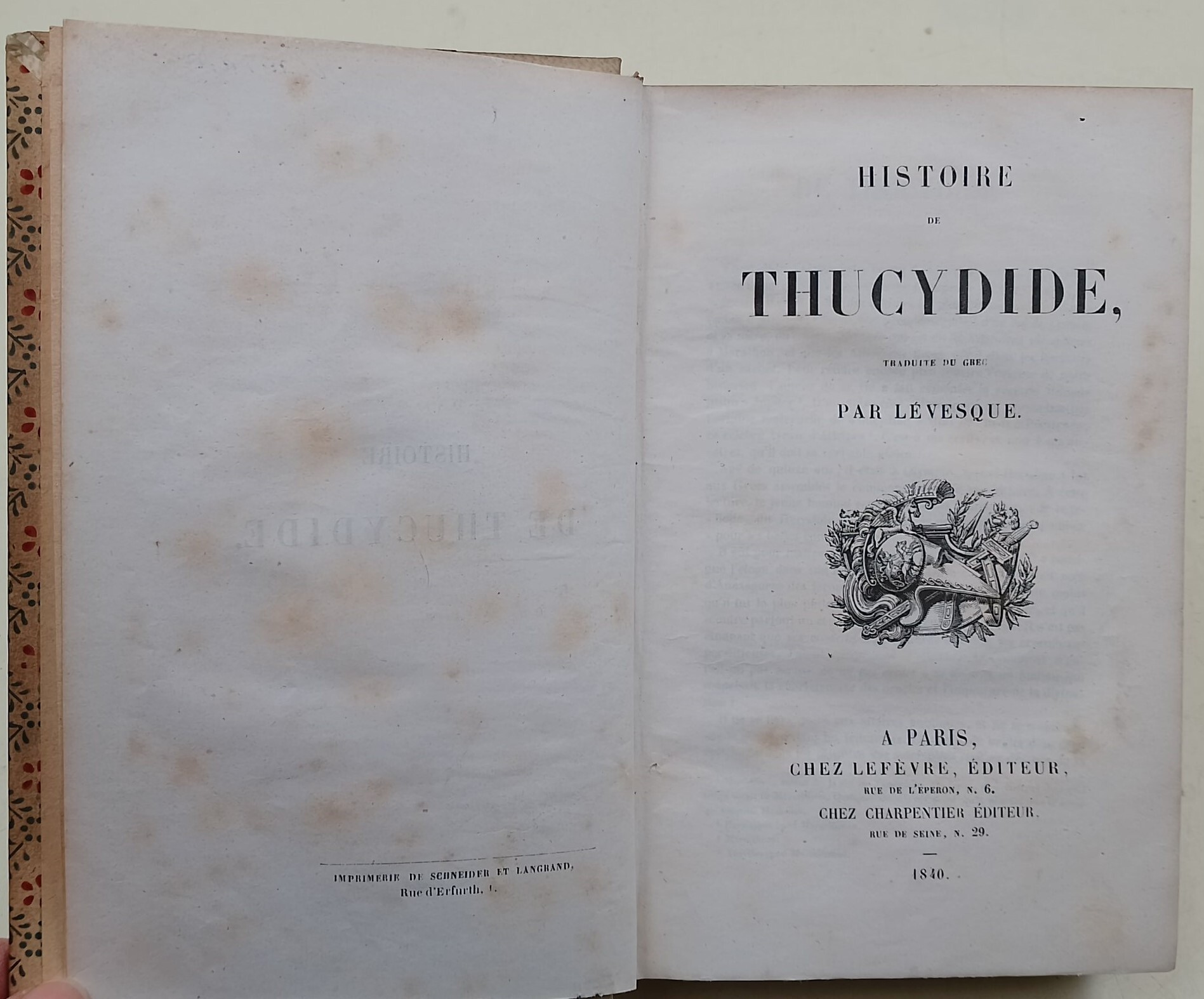 Histoire de Thucydide