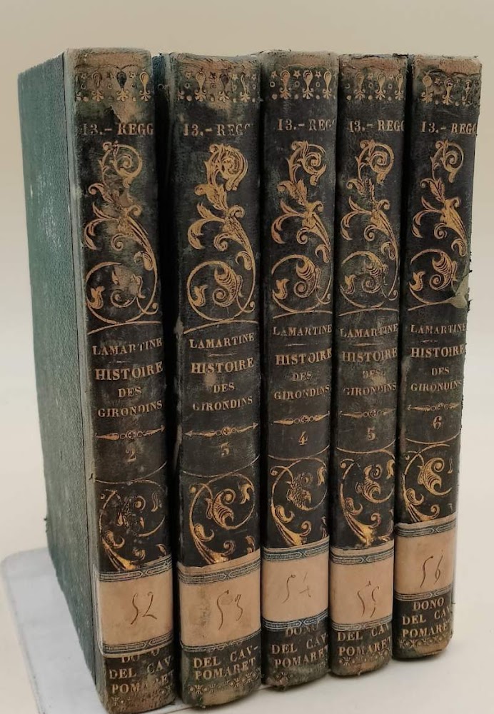 HISTOIRE DES GIRONDINS- 5 VOLL.(1847)