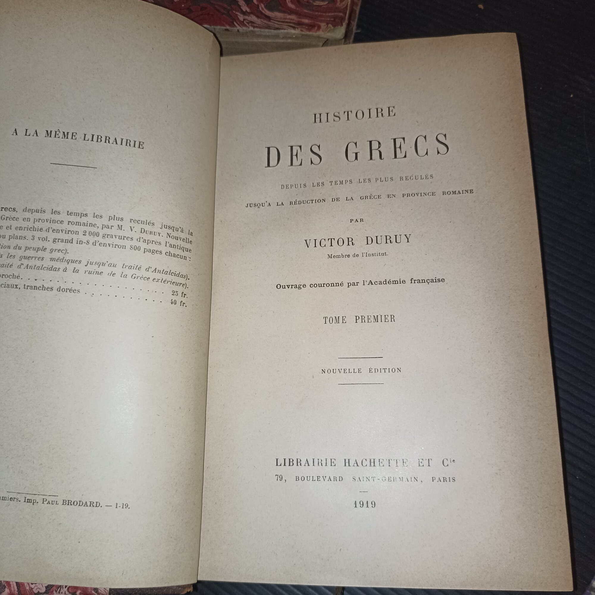 Histoire des Grecs 2 voll.