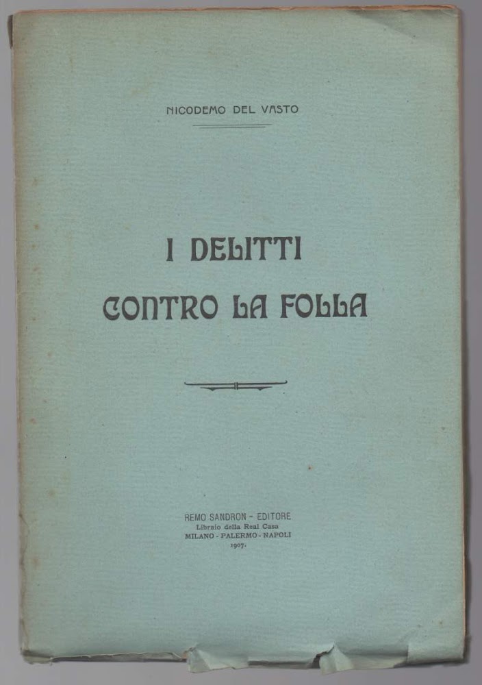 I DELITTI CONTRO LA FOLLA (1907)