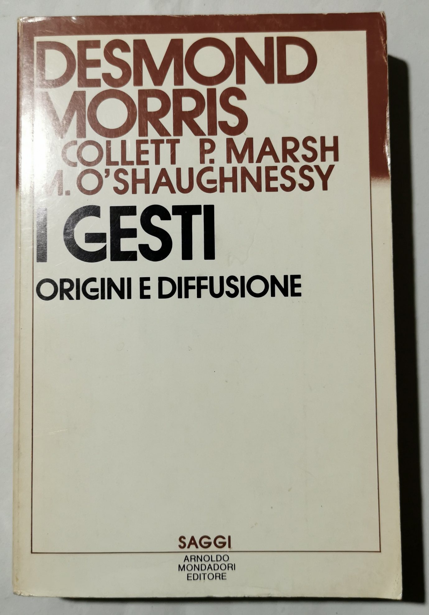 I gesti - Origine e diffusione