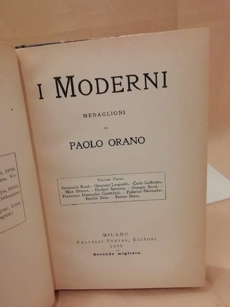I MODERNI medaglioni vol. I (1908)