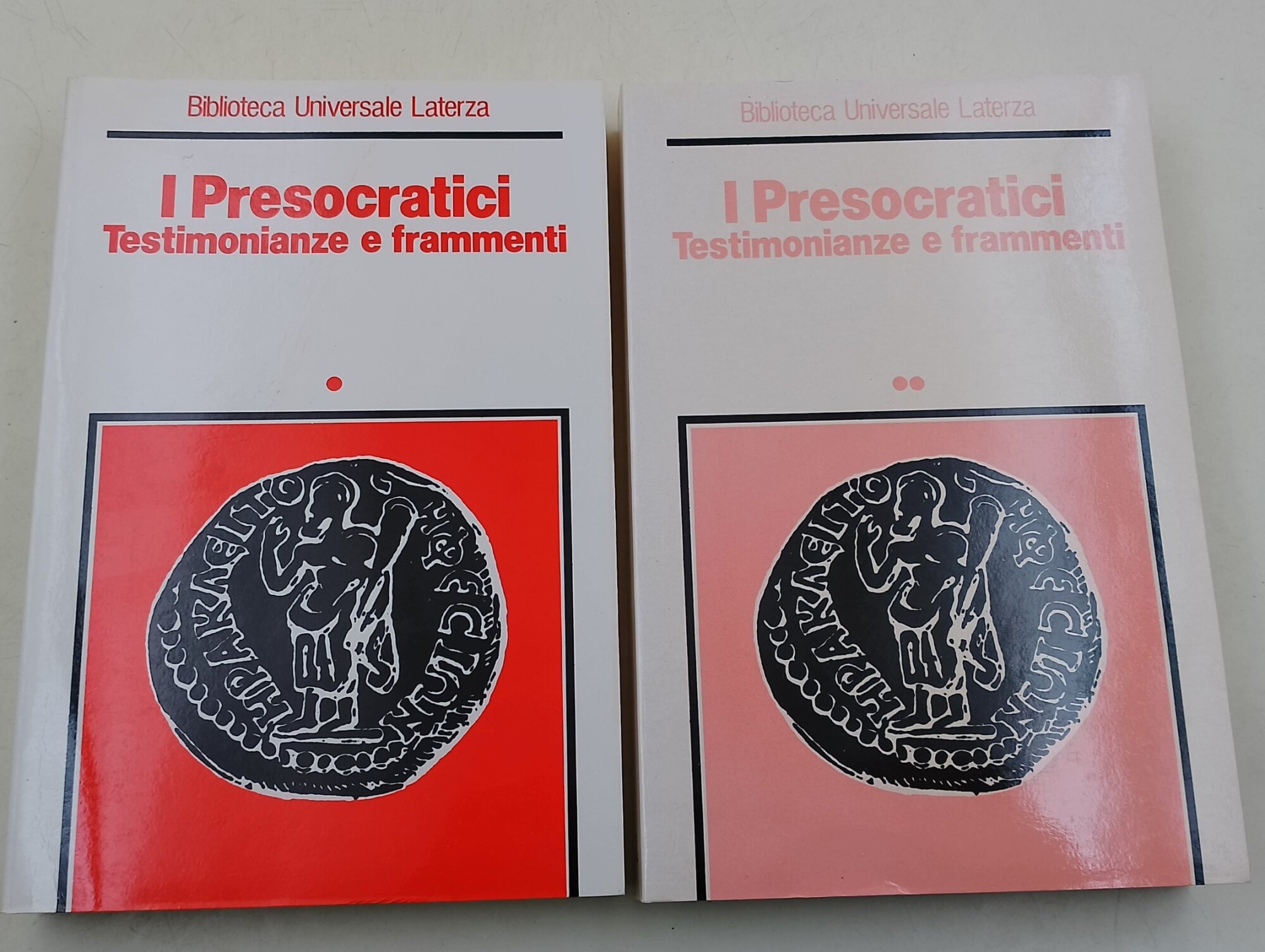 I Presocratici- Testimonianze e frammenti- 2 voll