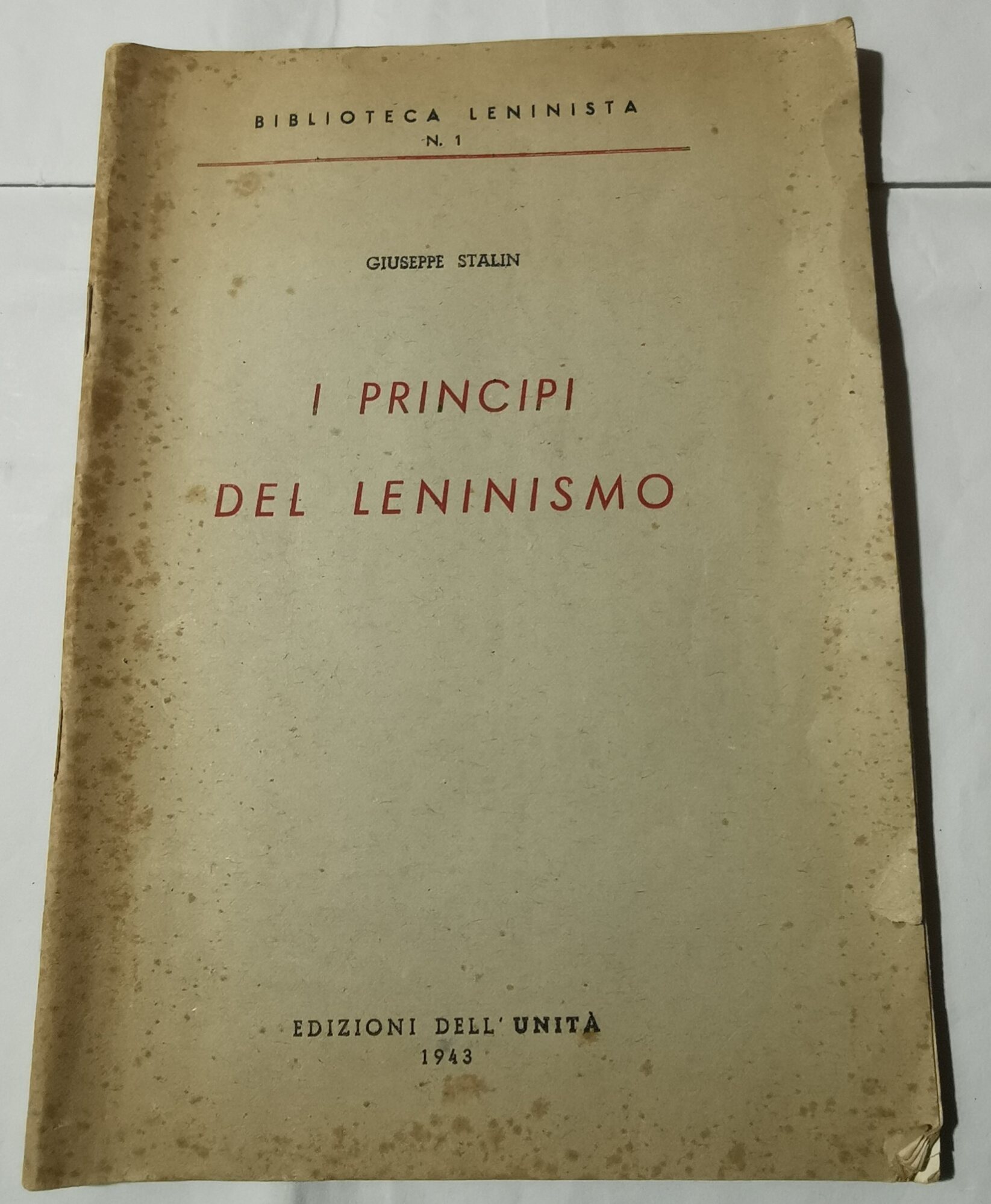 I principi del leninismo