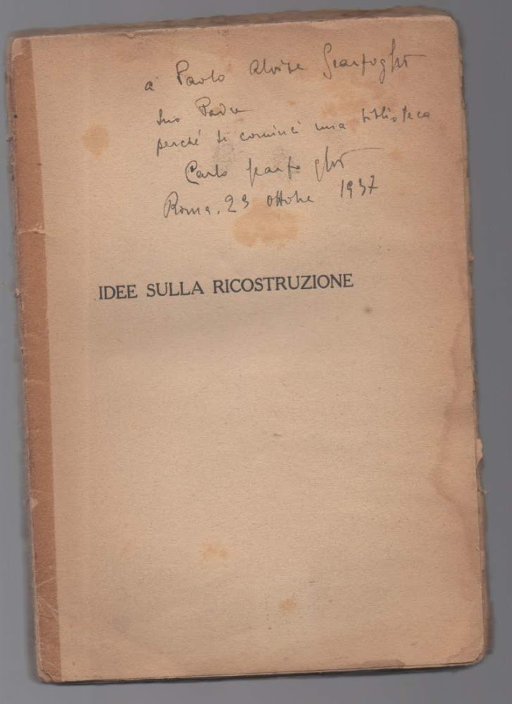IDEE SULLA RICOSTRUZIONE (Pamphlet) (1919)