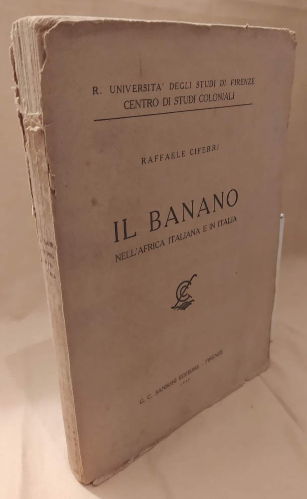 IL BANANO nell'Africa Italiana e in Italia (1943)