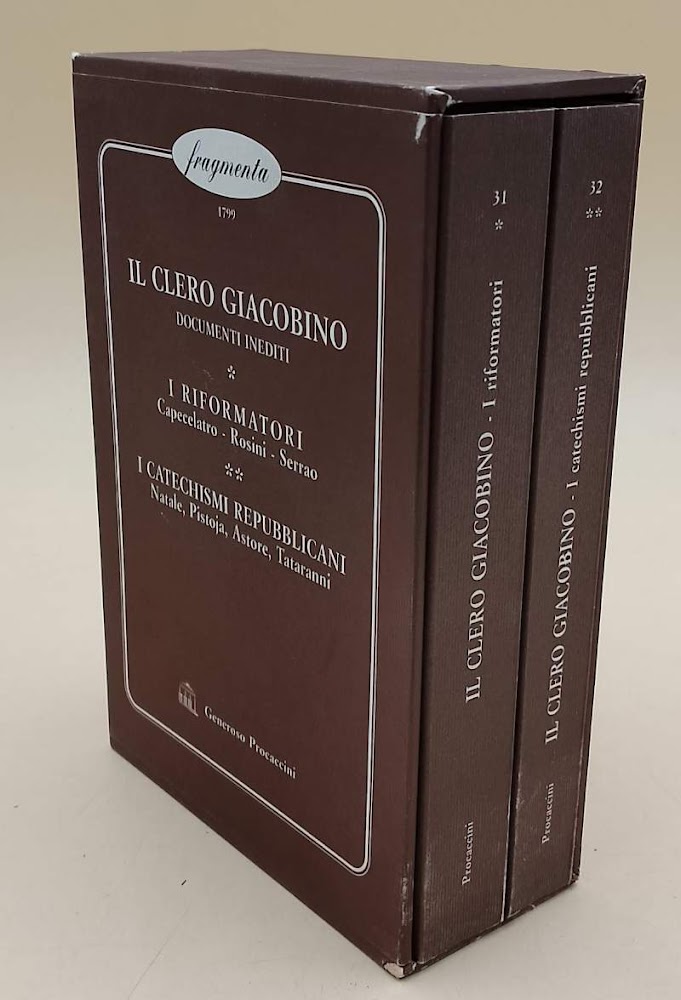 IL CLERO GIACOBINO-DOCUMENTI INEDITI-2 VOLL.(1999)