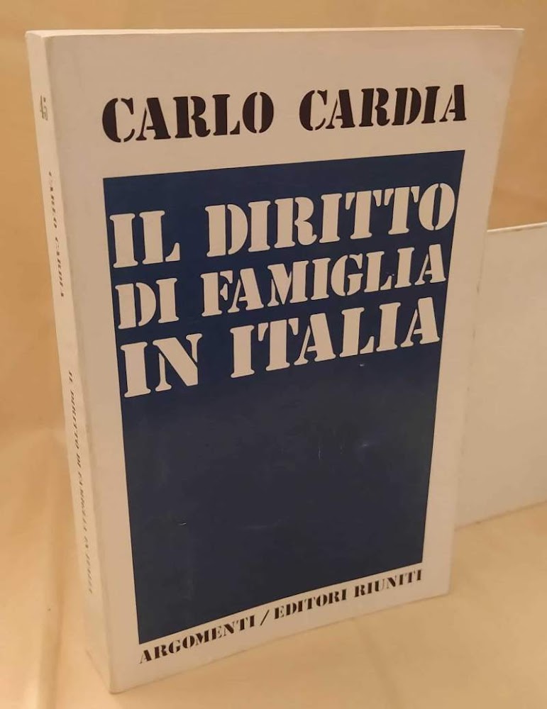 IL DIRITTO DI FAMIGLIA IN ITALIA (1977)