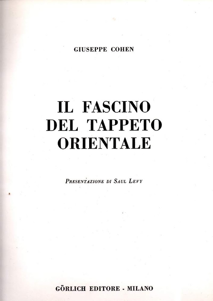 IL FASCINO DEL TAPPETO ORIENTALE