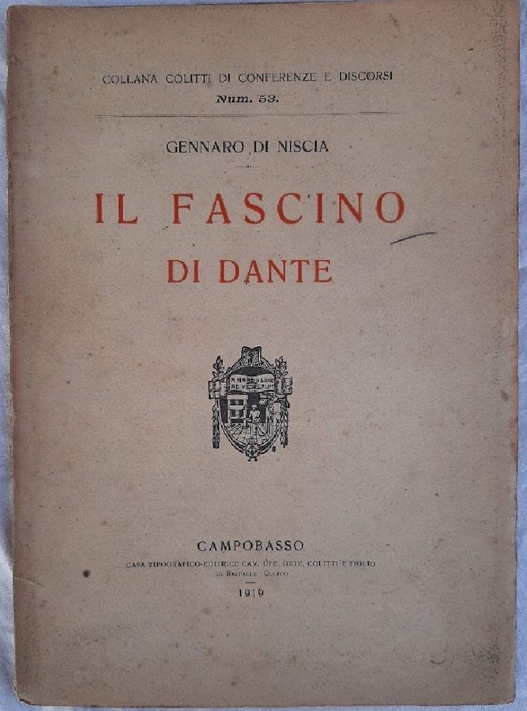 IL FASCINO DI DANTE( 1919)