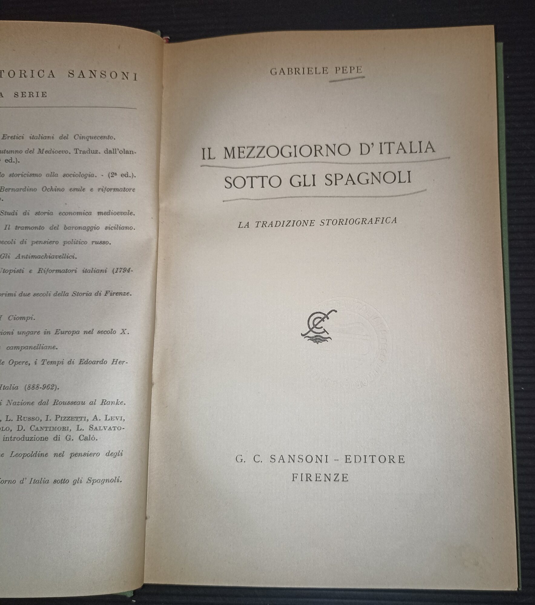 Il Mezzogiorno d'Italia sotto gli spagnoli