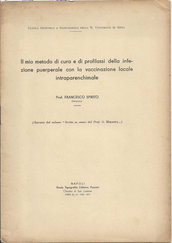 IL MIO METODO DI CURA E DI PROFILASSI DELLA INFEZIONE …