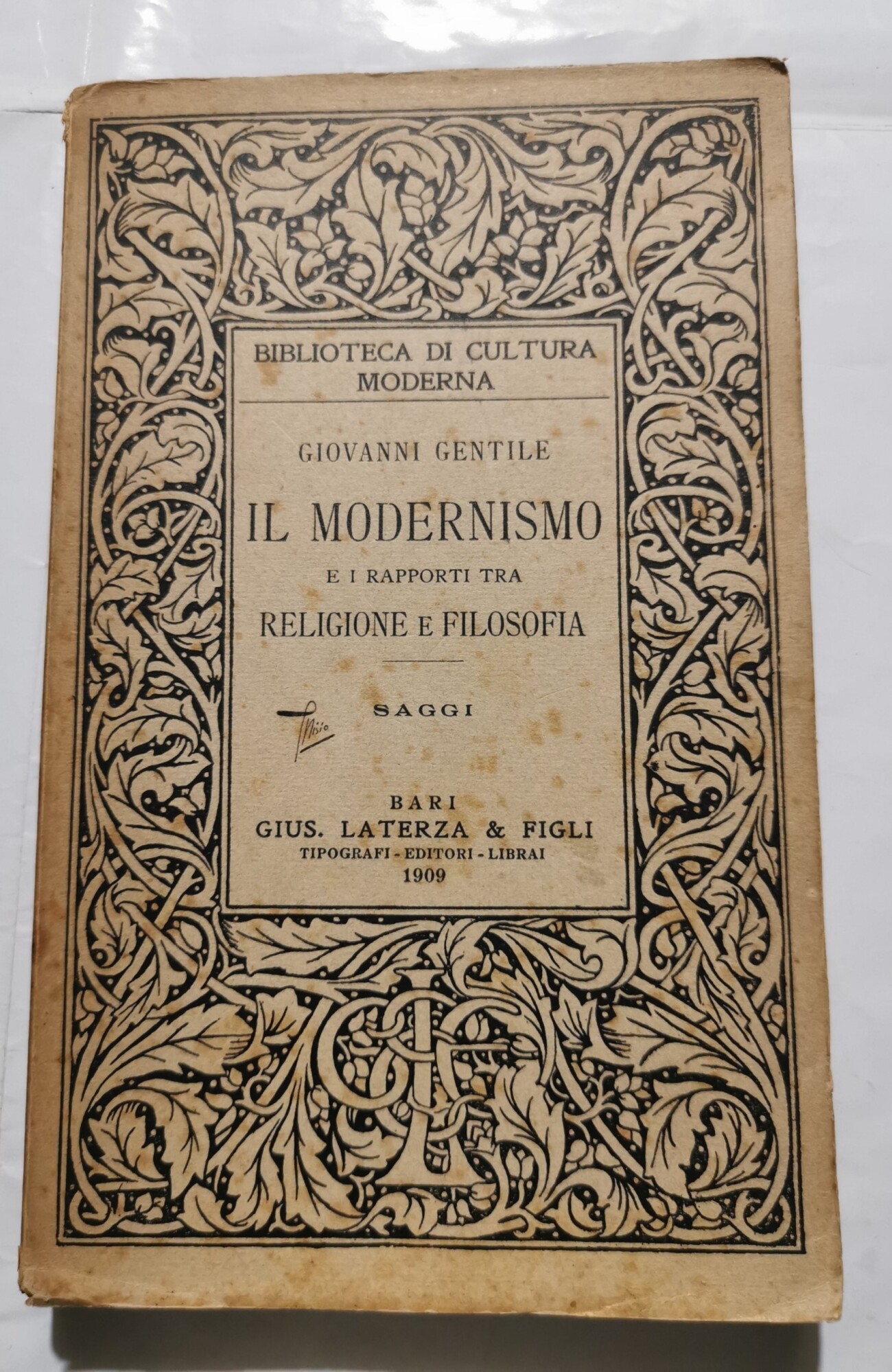 Il Modernismo e i rapporti tra Religione e Filosofia