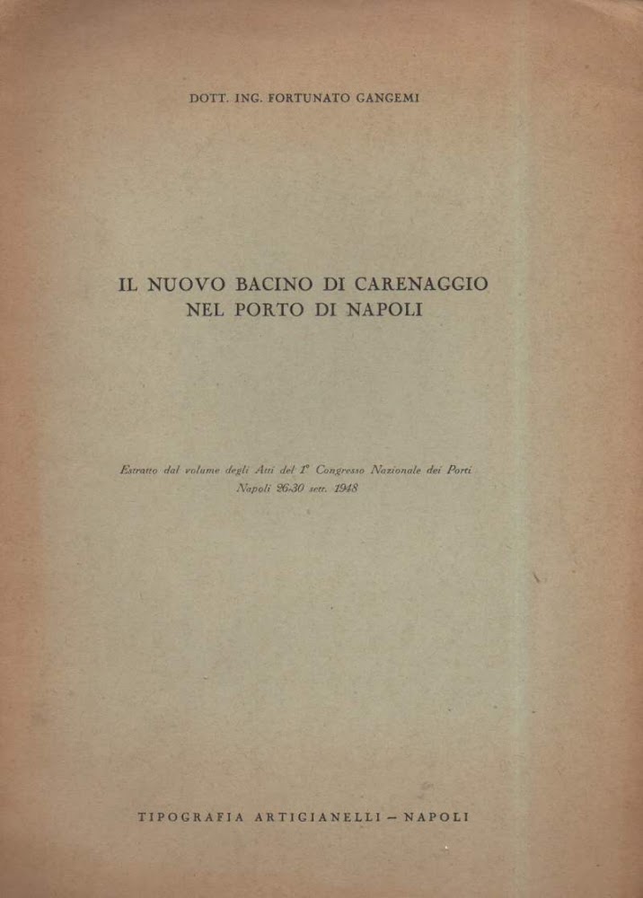 IL NUOVO BACINO DI CARENAGGIO NEL PORTO DI NAPOLI