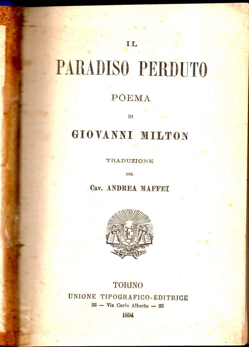 IL PARADISO PERDUTO