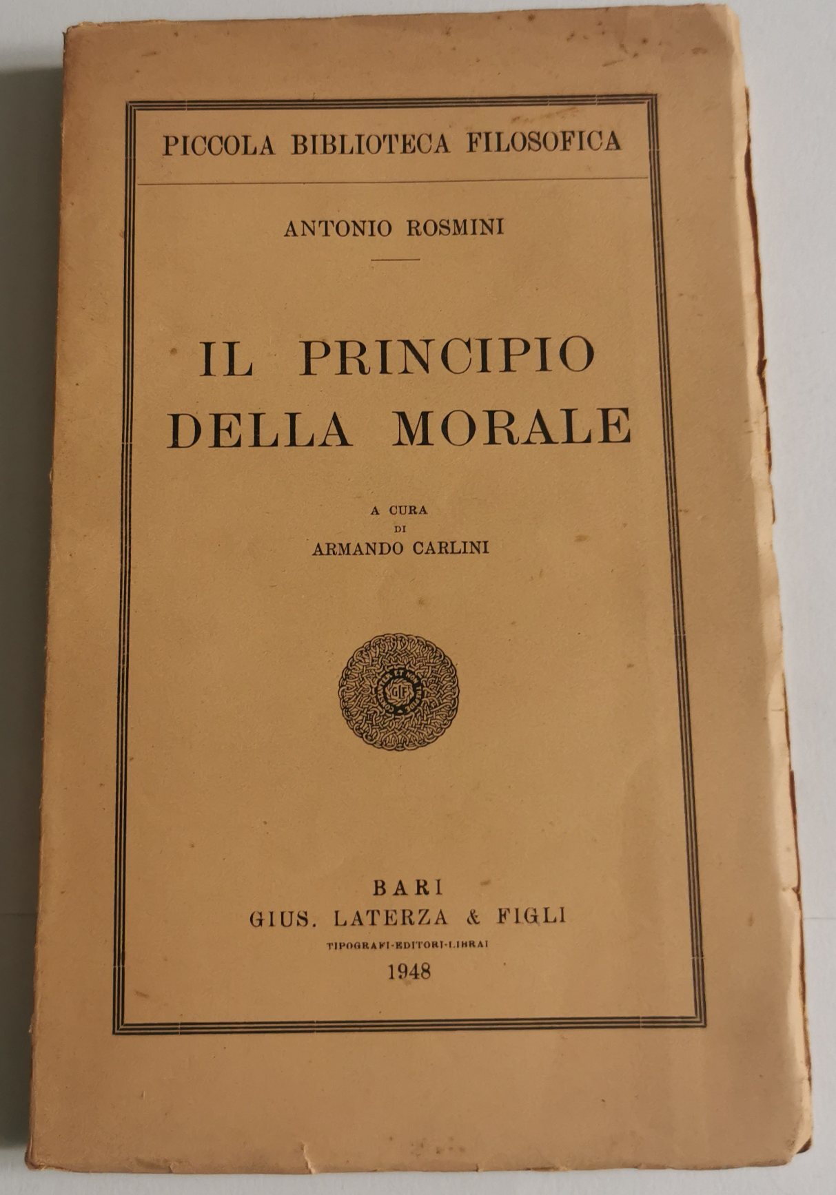 Il principio della Morale