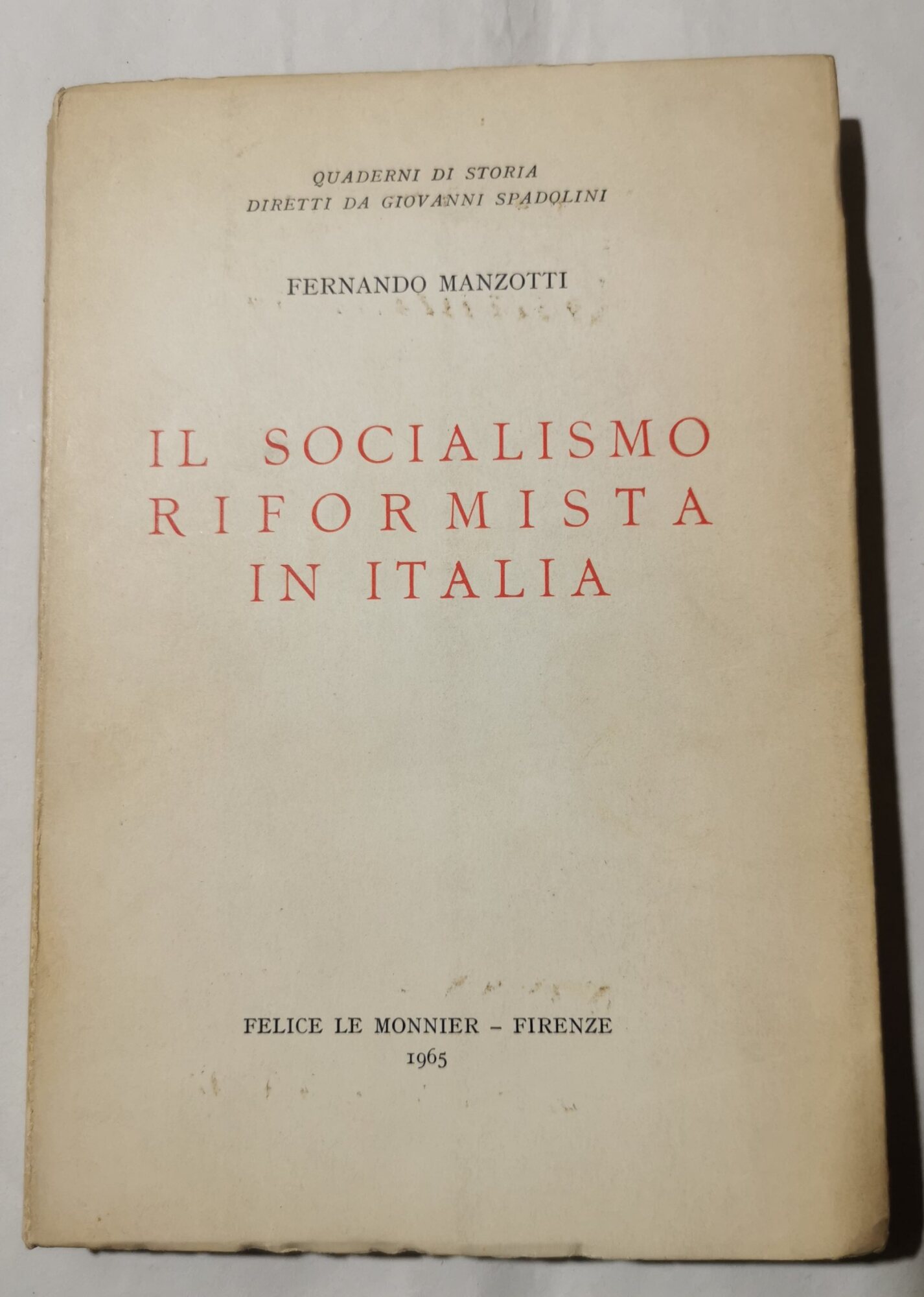 Il Socialismo riformista in Italia