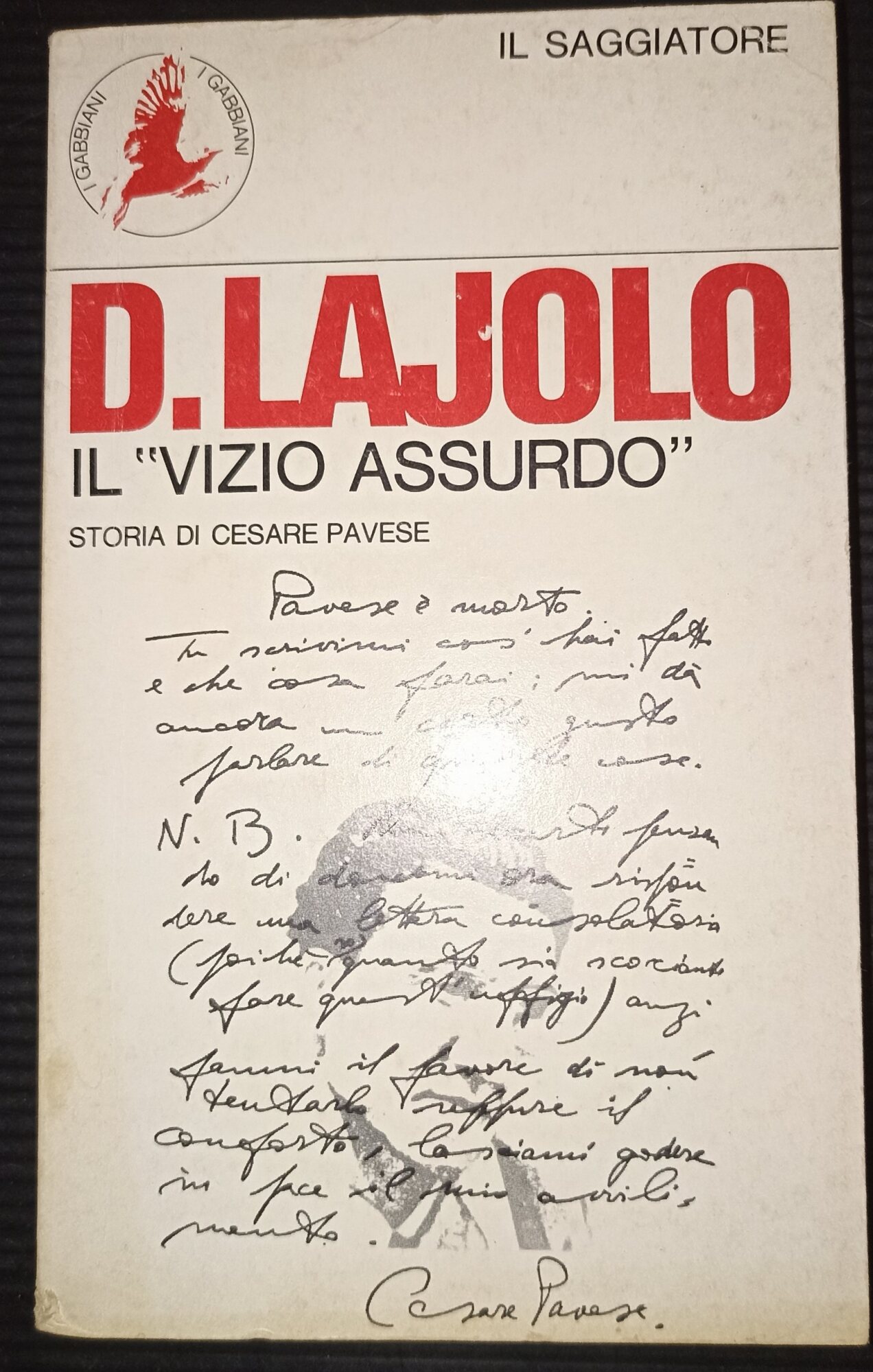 Il "vizio assurdo" storia di Cesare Pavese