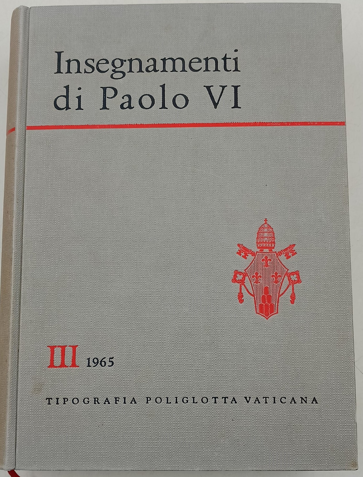 Insegnamenti di Paolo VI- vol. III