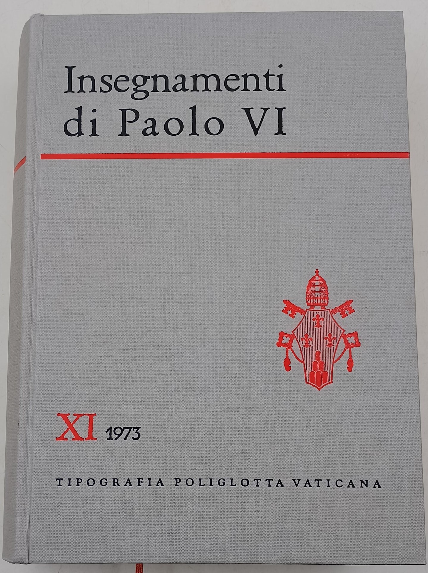 Insegnamenti di Paolo VI- vol. XI