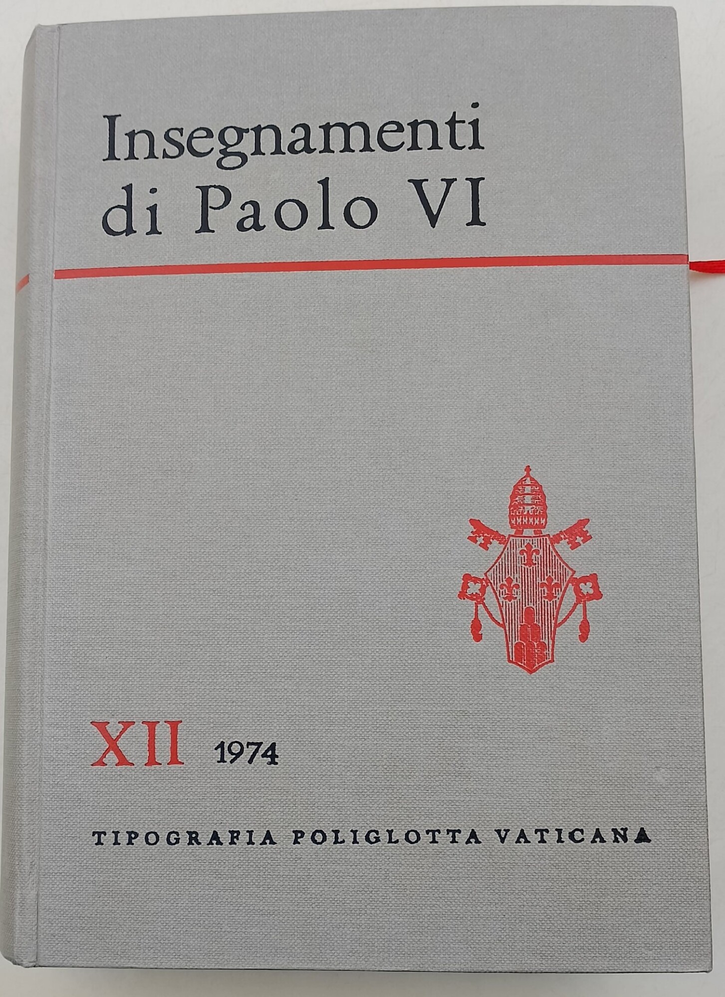 Insegnamenti di Paolo VI- vol. XII