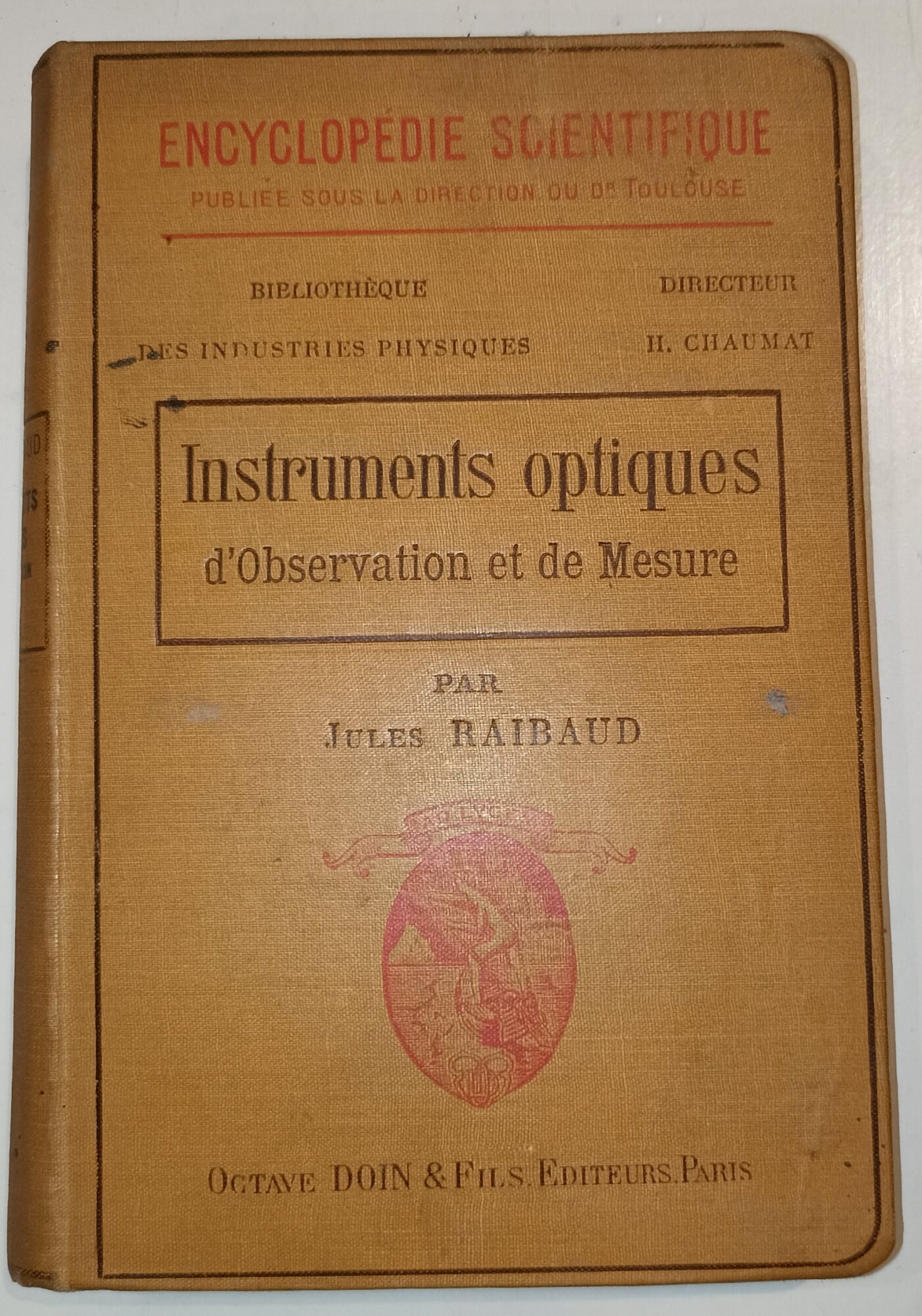 Instruments optiques d'obsevartion ed de mesure