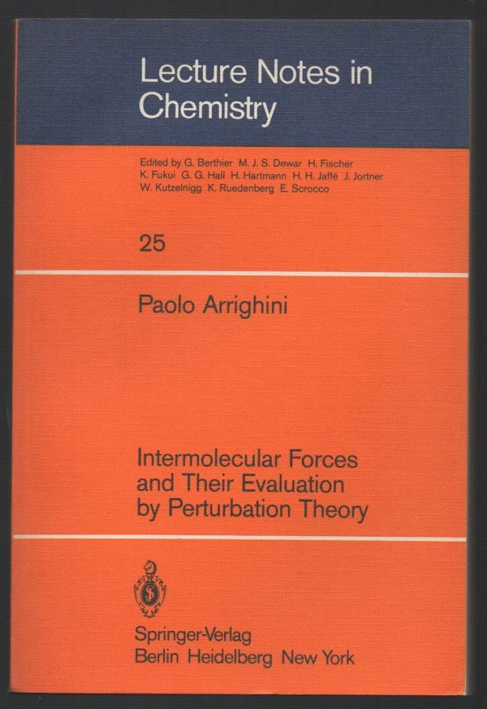 INTERMOLECULAR FORCES AND THEIR EVALUATIONS BY PERTURBATION THEORY (1981)