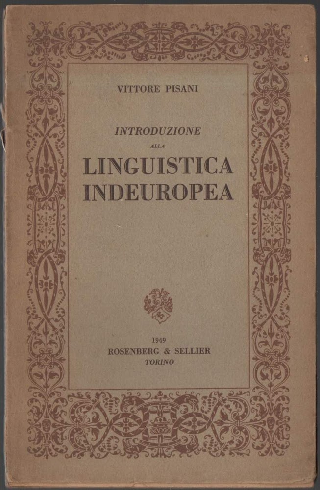 INTRODUZIONE ALLA LINGUISTICA INDEUROPEA (1948)