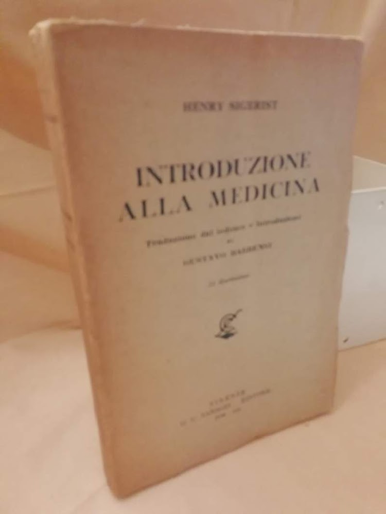INTRODUZIONE ALLA MEDICINA(1938)