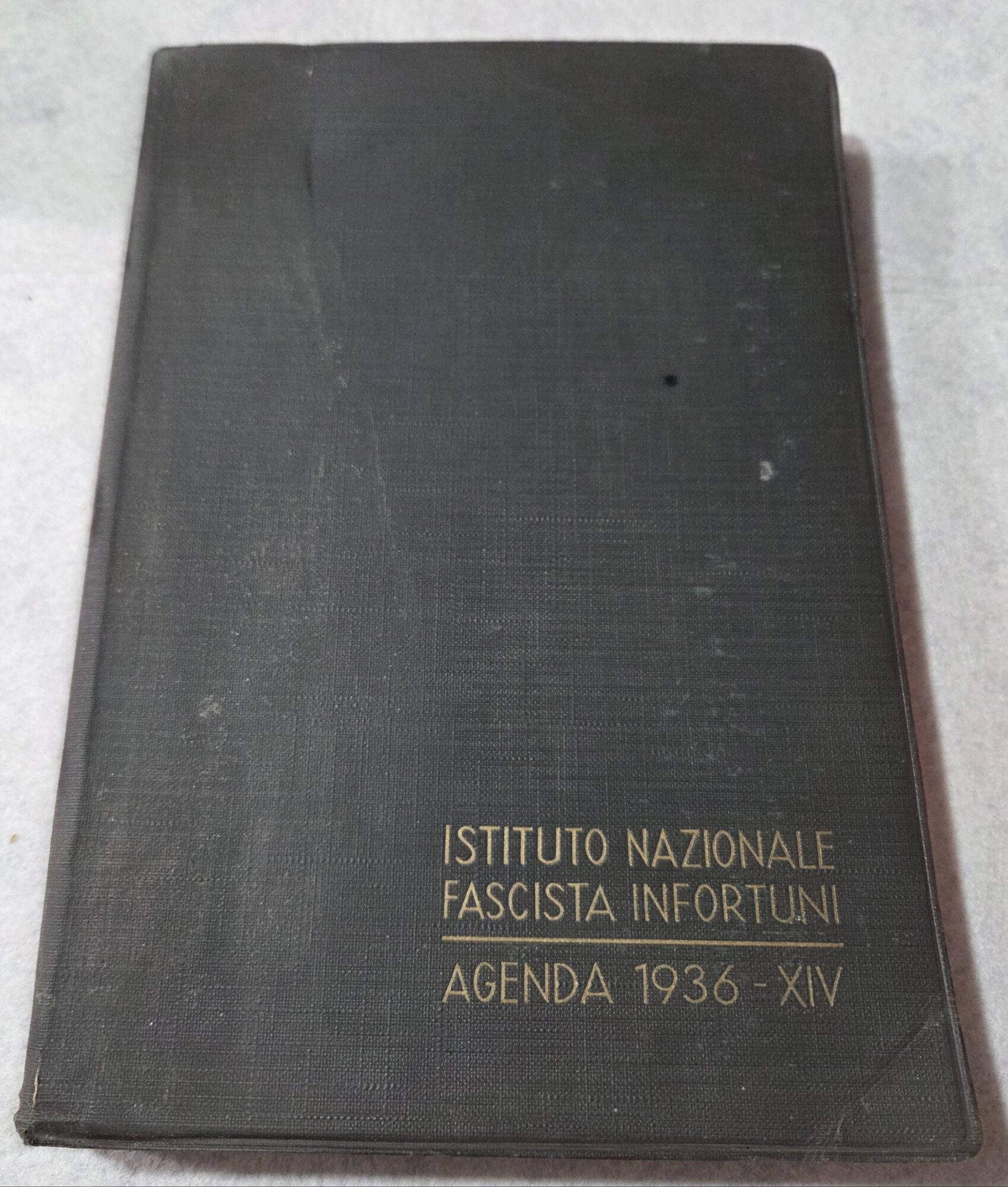 Istituto Nazionale Fascista Infortuni - Agenda 1936