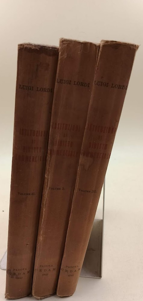 ISTITUZIONI DI DIRITTO COMMERCIALE-3 VOLL.(1943)