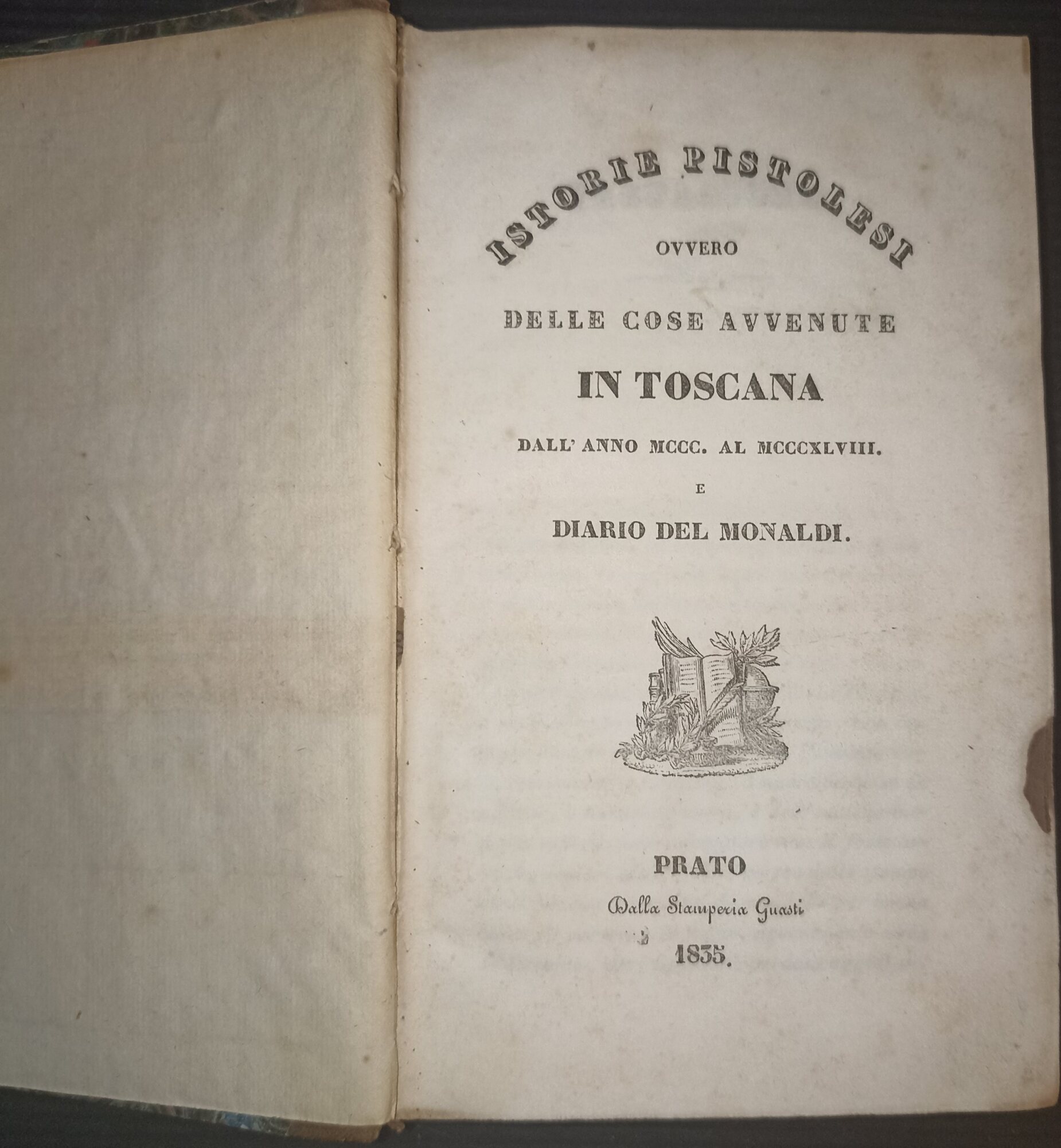 Istorie pistoiesi ovvero delle cose avvenute in Toscana dall'anno MCCC. …