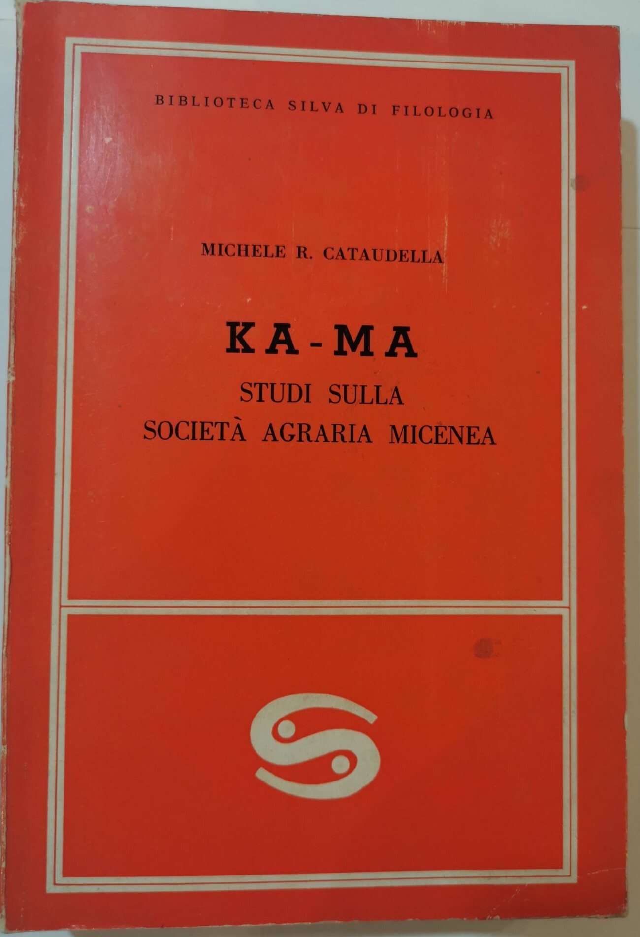 Ka - Ma studi sulla societa' agraria micenea