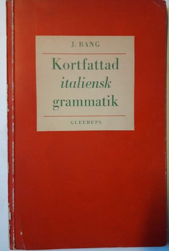 KORTFATTAD ITALIENSK GRAMMATIK(1953)