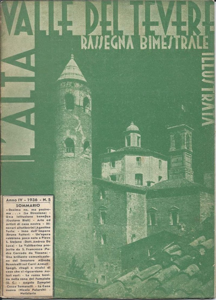 L'ALTA VALLE DEL TEVERE. RASSEGNA BIMESTRALE ILLUSTRATA. ANNO IV - …
