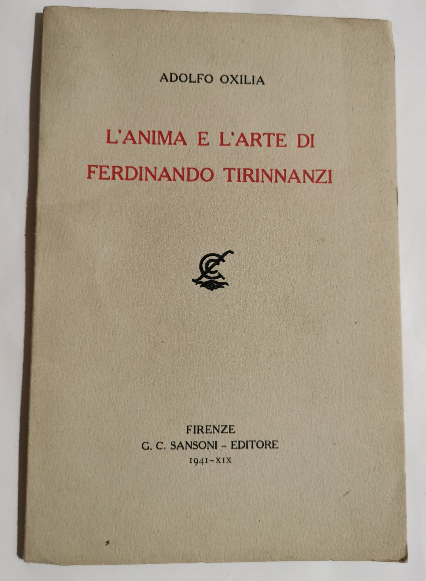 L'anima e l'arte di Ferdinando Tirinnanzi