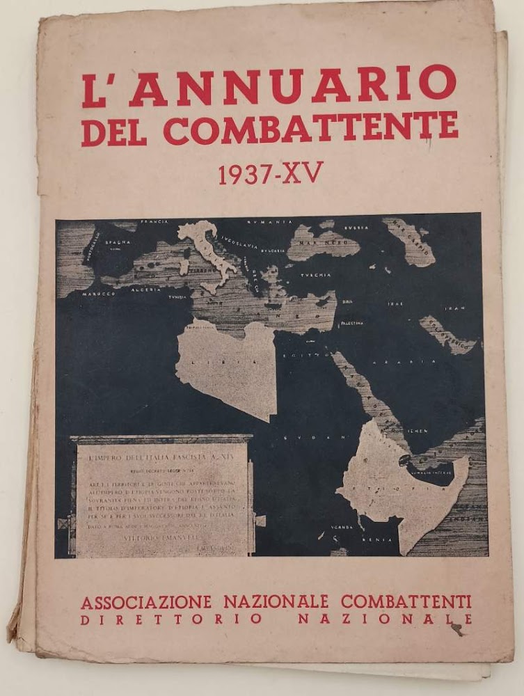 L'ANNUARIO DEL COMBATTENTE-1937