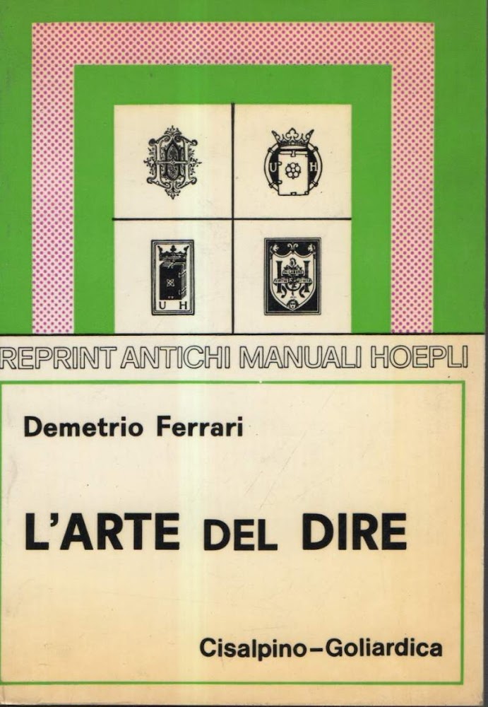 L'ARTE DEL DIRE (1977)