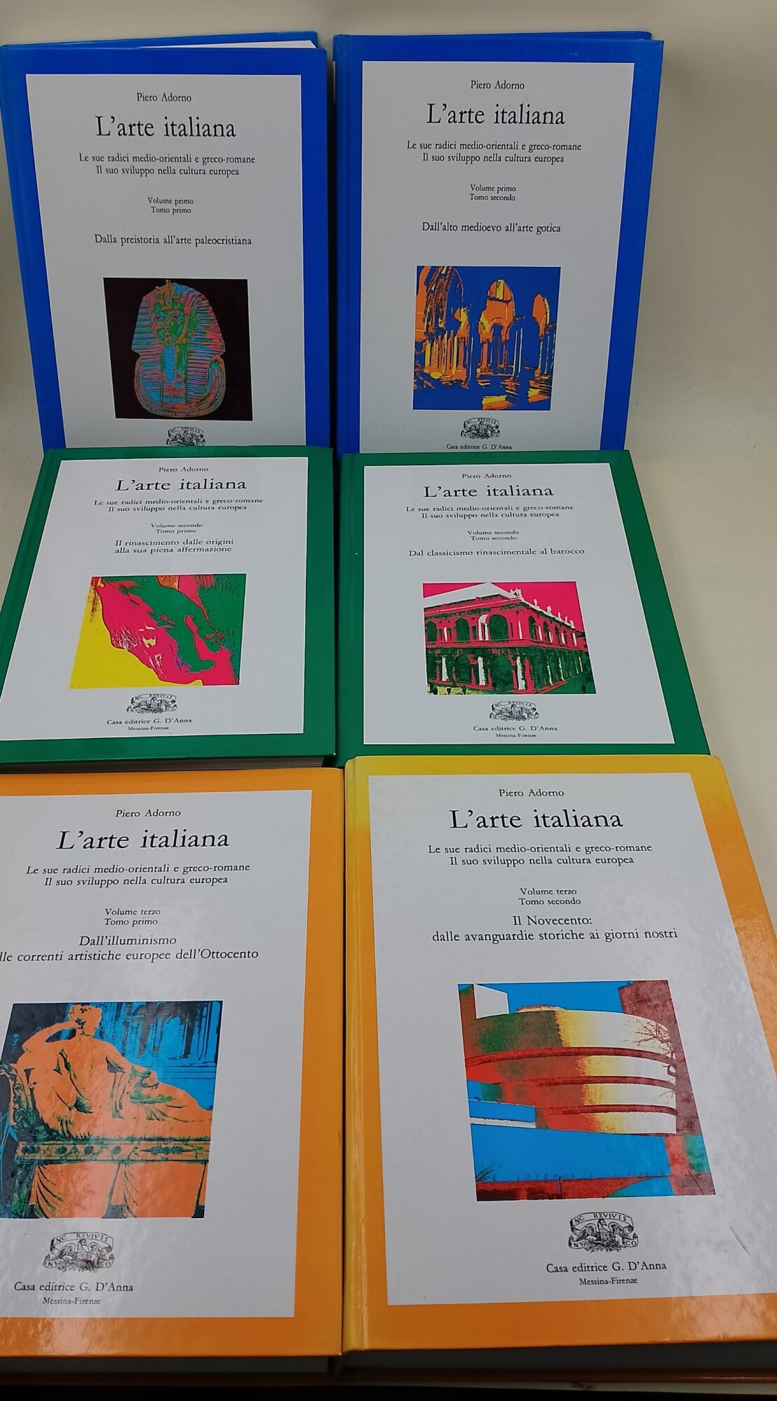 L'arte italiana 3 voll. 6 tomi