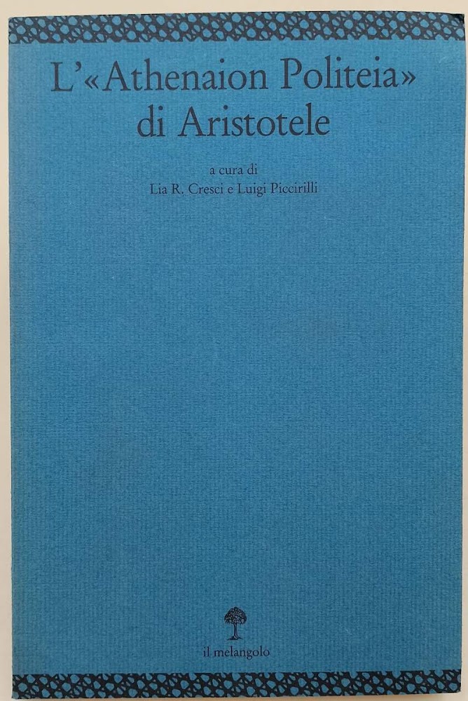 L'ATHENAION POLITEIA DI ARISTOTELE(1993)