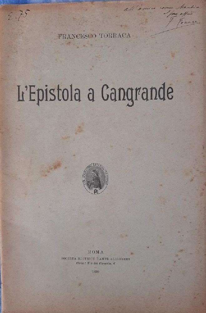 L'EPISTOLA A CANGRANDE(1899)