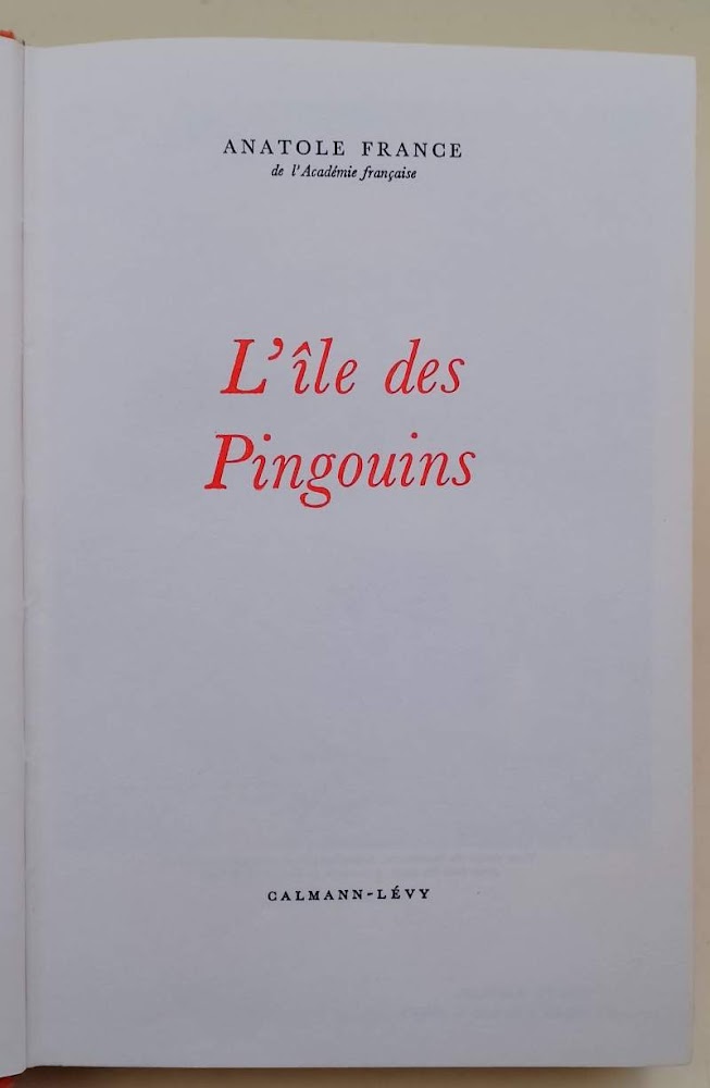 L'ILE DES PINGOUINS(1961)