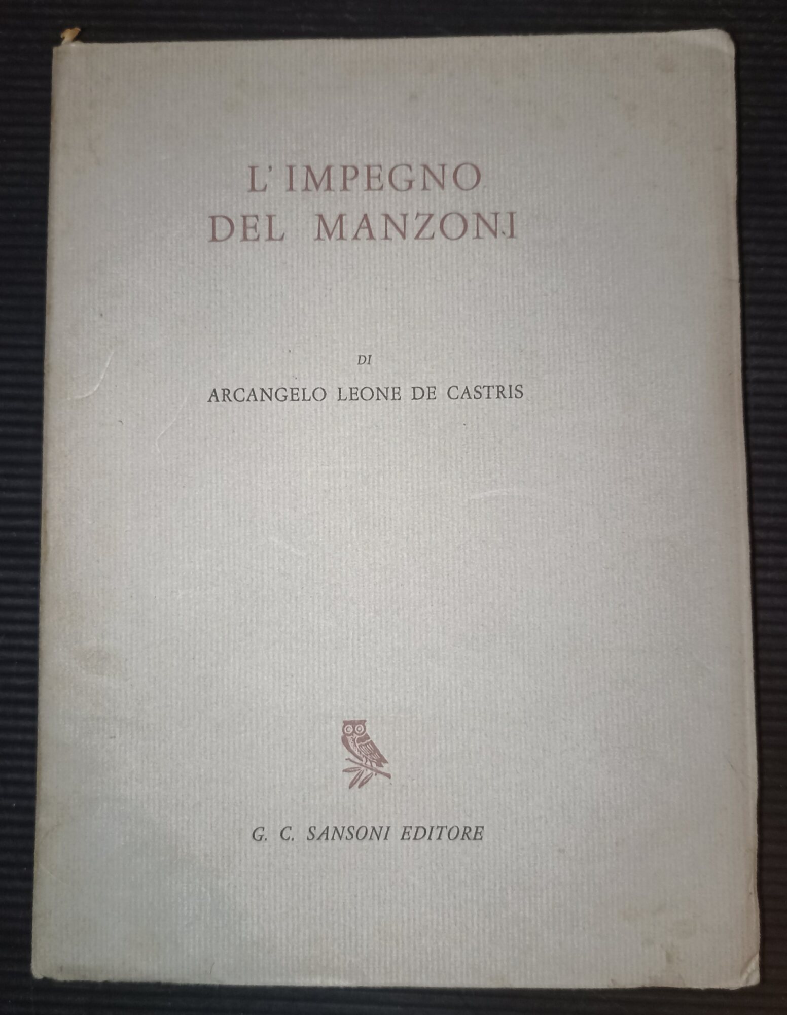 L'impegno del Manzoni