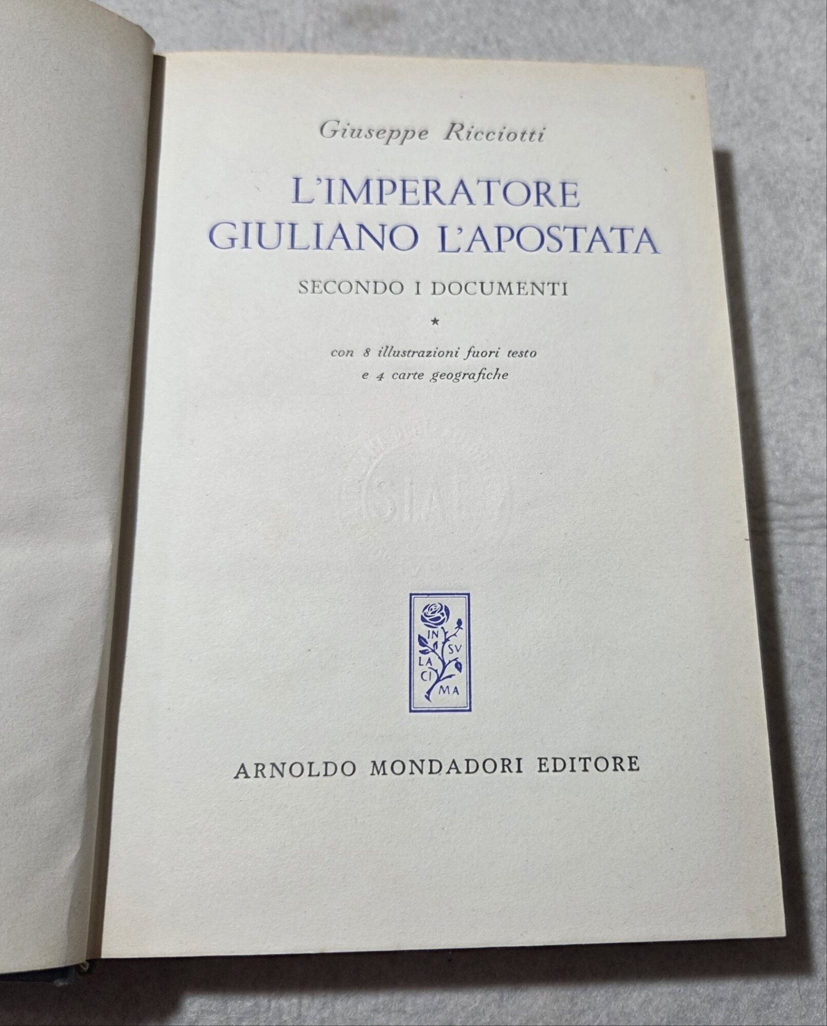 L'imperatore Giuliano l'apostata secondo i documenti